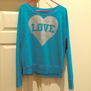 Blue sweater/sweatshirt